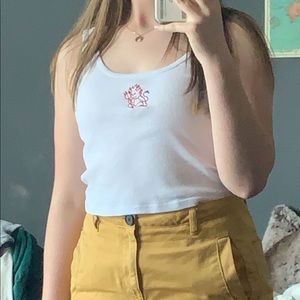 🚫sold on curtsy🚫 brandy melville devil tank